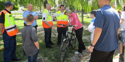 Polgárőrökkel a kerékpárosokért és a közbiztonságért