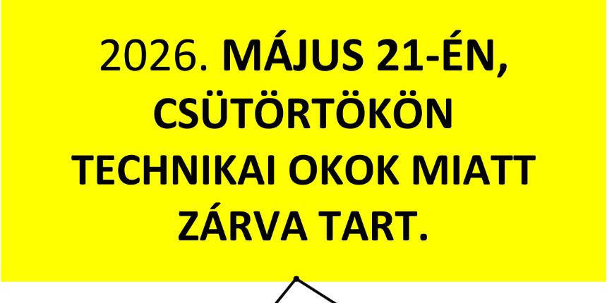 A G�b�rti Region�lis N�pi K�zm�ves Alkot�h�z m�jus 21-�n, cs�t�rt�k�n technikai okok miatt z�rva