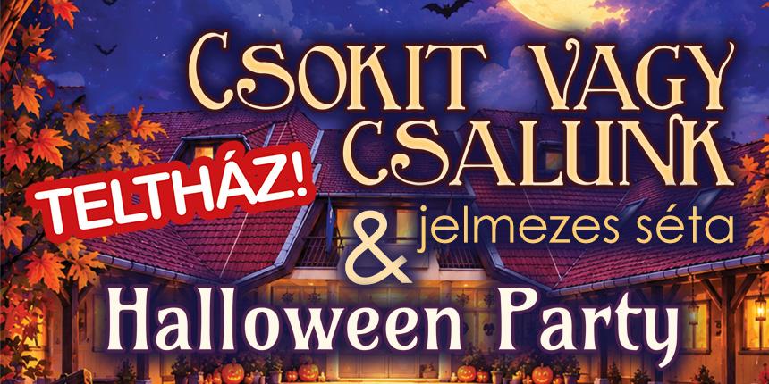 Csokit vagy csalunk jelmezes s�ta & Halloweeni Party- TELTH�Z