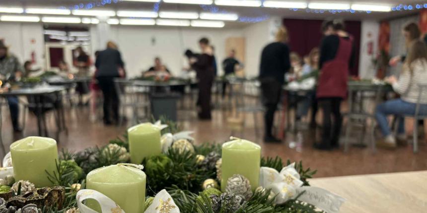 Adventi koszor kszts 